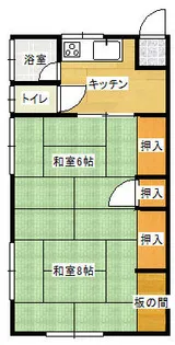 桑原アパート【2階】の間取り