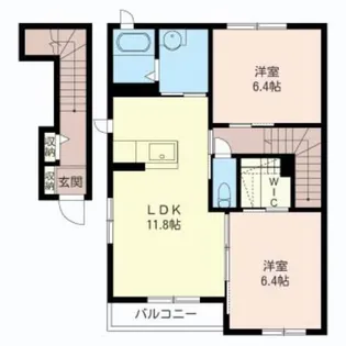 アゴラコート【2階】の間取り
