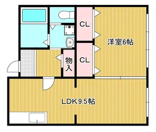 メゾン サンピエル【1階】の間取り