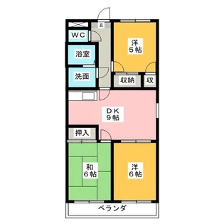 U・パティオ【2階】の間取り