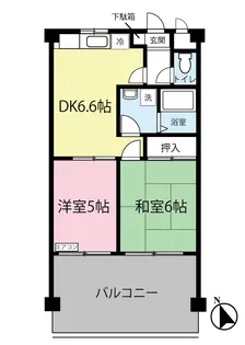 フィーム【2階】の間取り