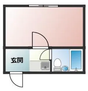メゾンウィステリア【1階】の間取り
