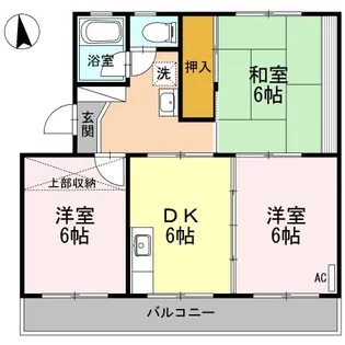 メゾーン久能【3階】の間取り