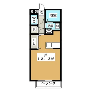 メゾン沖浦【1階】の間取り