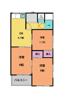 大宮荘【2階】の間取り