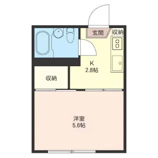 アネックス三ツ境A【1階】の間取り