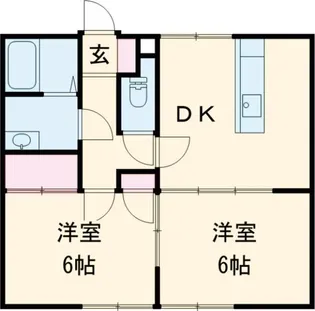 ソレイユA【1階】の間取り