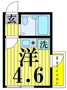 エテルノ北千住【2階】の間取り