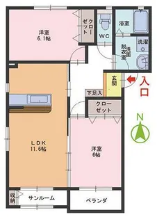 シンフォニー【2階】の間取り
