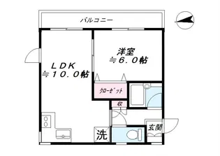 フラワーホーム日ノ出【3階】の間取り