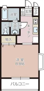 アローラII【1階】の間取り