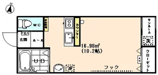 NSコーポ新片町【1階】の間取り