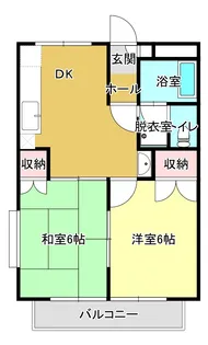 プロムナード桑野【3階】の間取り