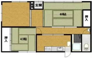 大阪府箕面市西小路2【一戸建】の間取り