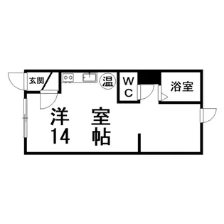 パークサイド廉【4階】の間取り