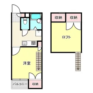 セイラBOX東貝沢B【2階】の間取り