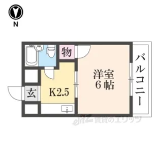 新栄マンション【4階】の間取り