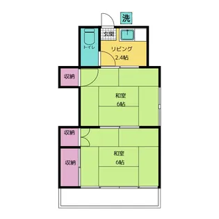 丸誠苑【2階】の間取り