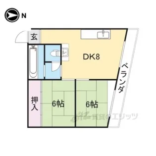 大森マンション【2階】の間取り