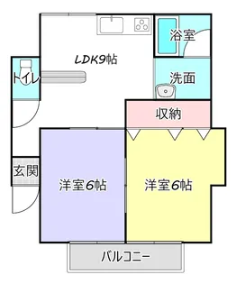 コーリン誠恵【1階】の間取り