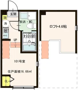 グランバレー北綾瀬【1階】の間取り