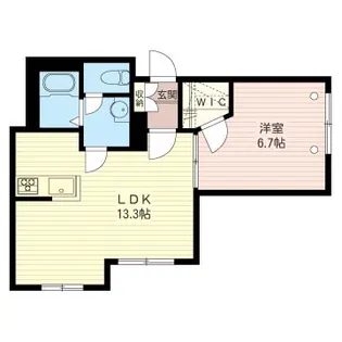 Maison Bruges【1階】の間取り