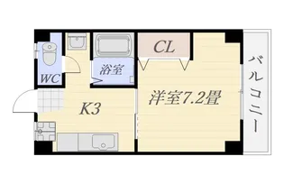 コーポ大藤【4階】の間取り