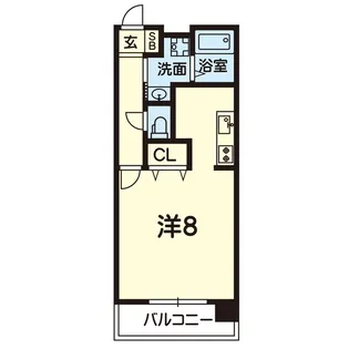 ドノーレ銀座通【3階】の間取り