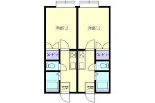 ハッピーコールII【2階】の間取り