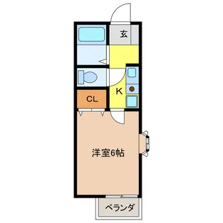 岐阜県岐阜市柳津町上佐波3【アパート】の間取り