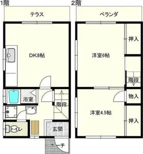 神奈川県横浜市青葉区つつじが丘【一戸建】の間取り