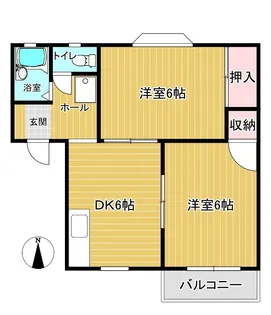 BRAND NEW(ブランニュー)【2階】の間取り