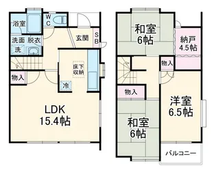 千葉県船橋市習志野1【一戸建】の間取り