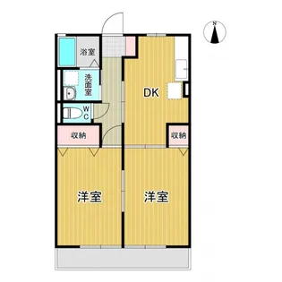 ハイムM【2階】の間取り
