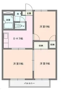 神奈川県平塚市四之宮1【マンション】の間取り