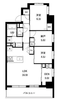 アーバンパーク立石【7階】の間取り