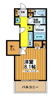 東京都渋谷区笹塚1【マンション】の間取り