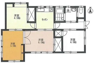 東京都立川市若葉町3【一戸建】の間取り