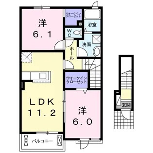 ラルゴ【2階】の間取り