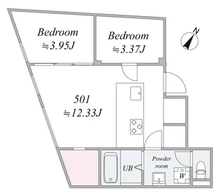 trias210【5階】の間取り