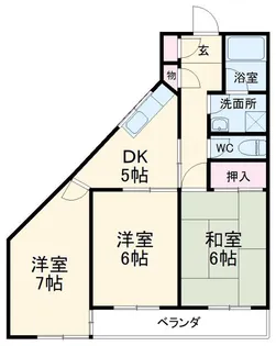 大久保ビル【5階】の間取り