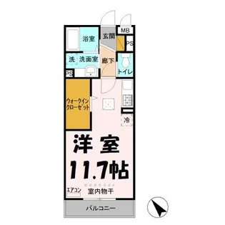 Tryall【1階】の間取り