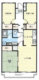 グランドゥール第2【2階】の間取り