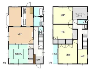 神奈川県相模原市中央区富士見3【一戸建】の間取り