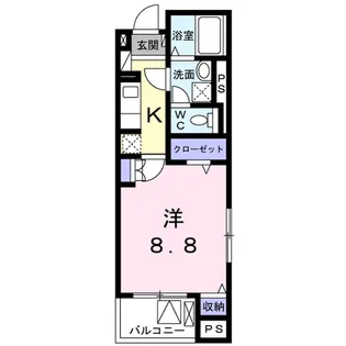 K・SガーデンIII【2階】の間取り