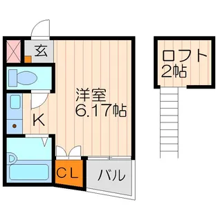 クレセント守口【3階】の間取り