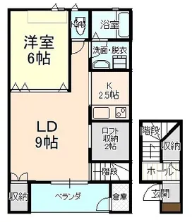 ラ・セレーネ【2階】の間取り