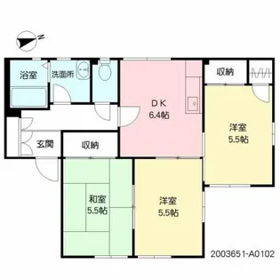 ガーデンハウス東望【1階】の間取り