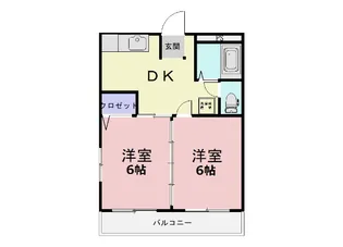 塚田ハイツ【3階】の間取り