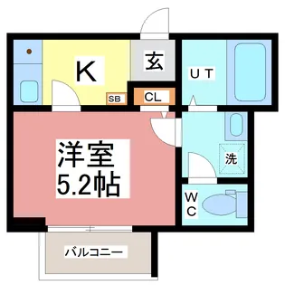 Syu【3階】の間取り